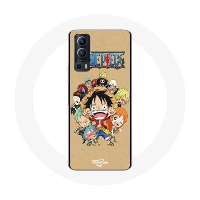 Coque Vivo Y72 One piece Manga Equipage du Chapeau de Paille