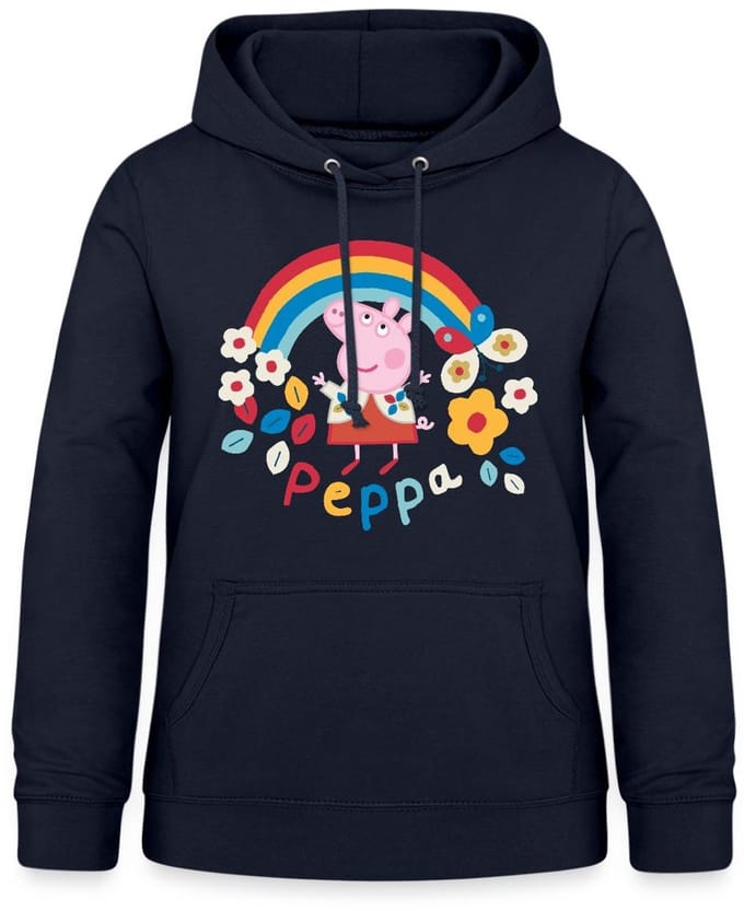 Peppa Pig Regenboog Hoodie Dames
