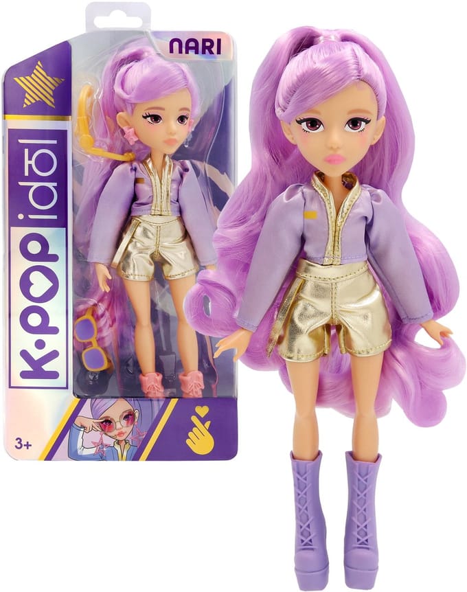 K-Pop Idol Fashion pop Nari - K-Pop Modepop- Incl. accessoires - 25 cm