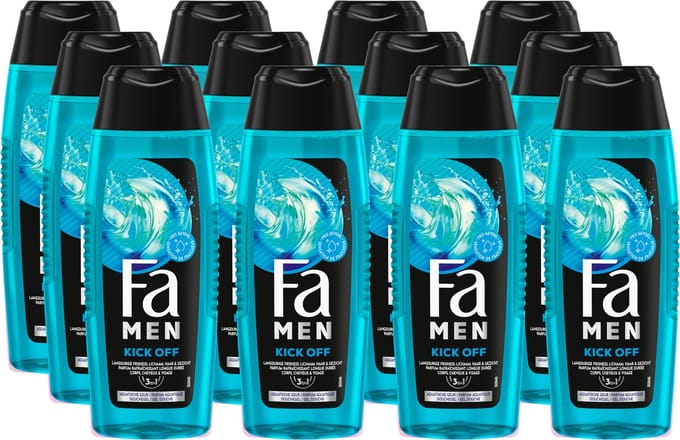 Fa Kick-Off Douchegel 12x250ml - Voordeelverpakking
