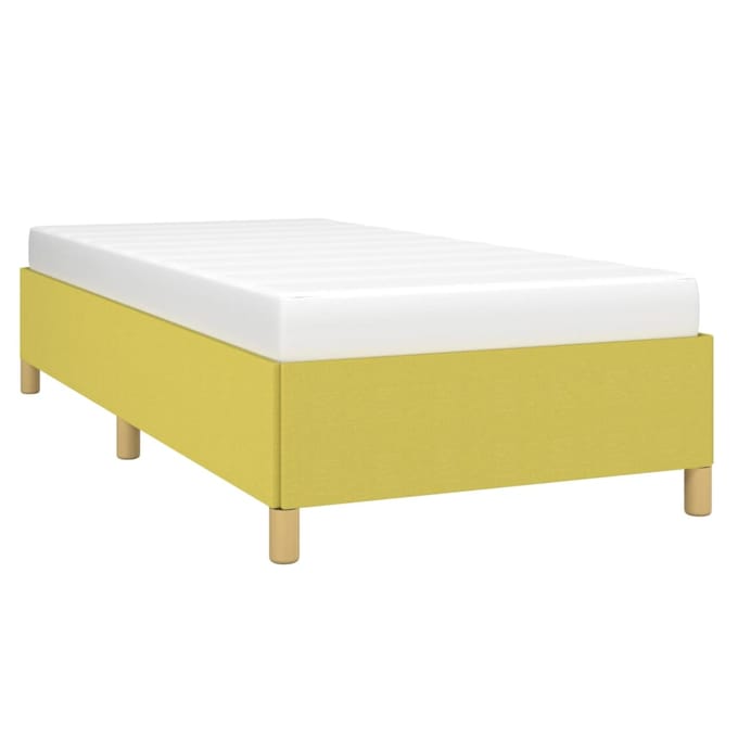 vidaXL - Bedframe - zonder - matras - 90x200 - cm - stof - groen