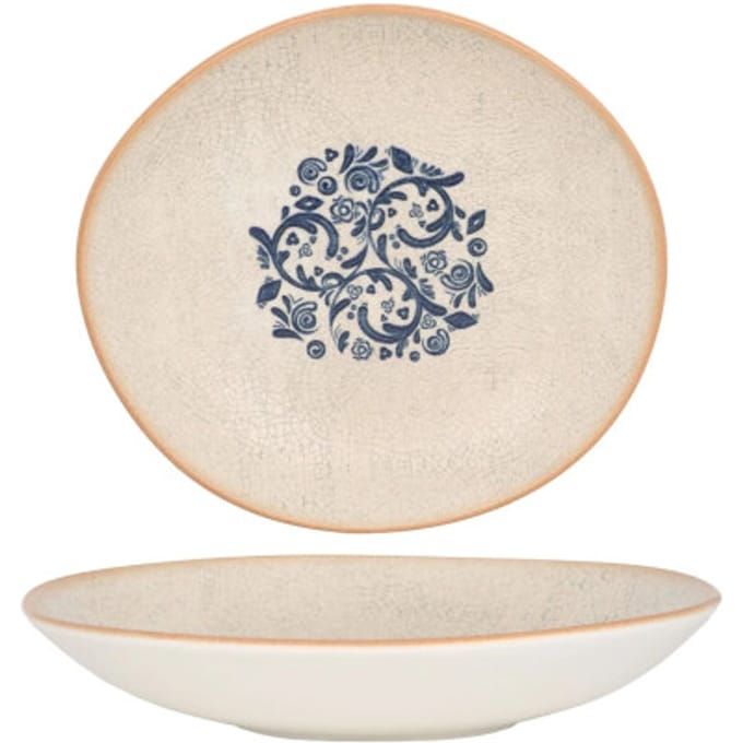 Bonna bord - Viento - Porselein - 26 cm 1000 cc - set van 6