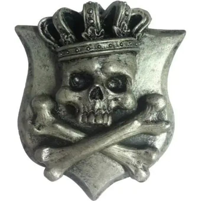 Motorfiets stickers Lethal Threat 3d Skull