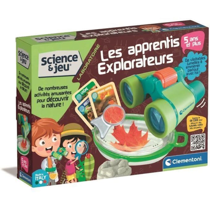 Les apprentis explorateurs - Clementoni - Science et Jeu - Laboratoire - Jeu d'Expériences - Des 5 ans