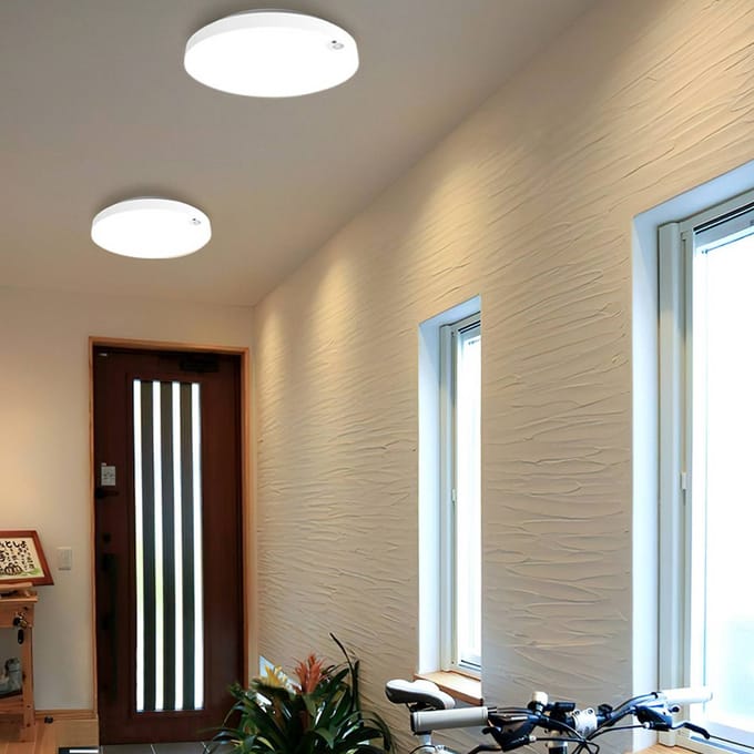 Heitronic VO-501423 ALLROUNDER LED-plafondlamp, LED-wandlamp LED LED vast ingebouwd 20 W Wit