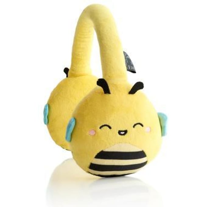 Squishmallows - Sunny - draadloze kinderkoptelefoon - met pluche - microfoon - bluetooth