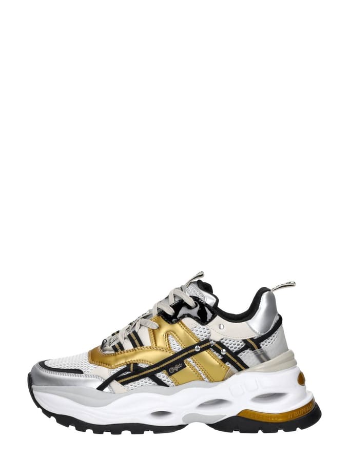 Buffalo Triplet Hollow Sneakers Laag - goudkleur - Maat 41