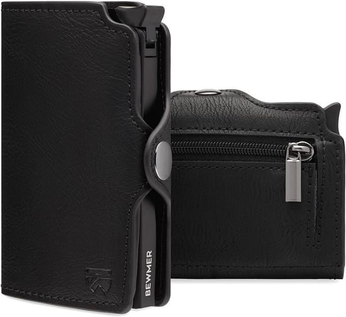 Slanke RFID Beschermende Cardhouder met Geldclip voor Heren en Dames