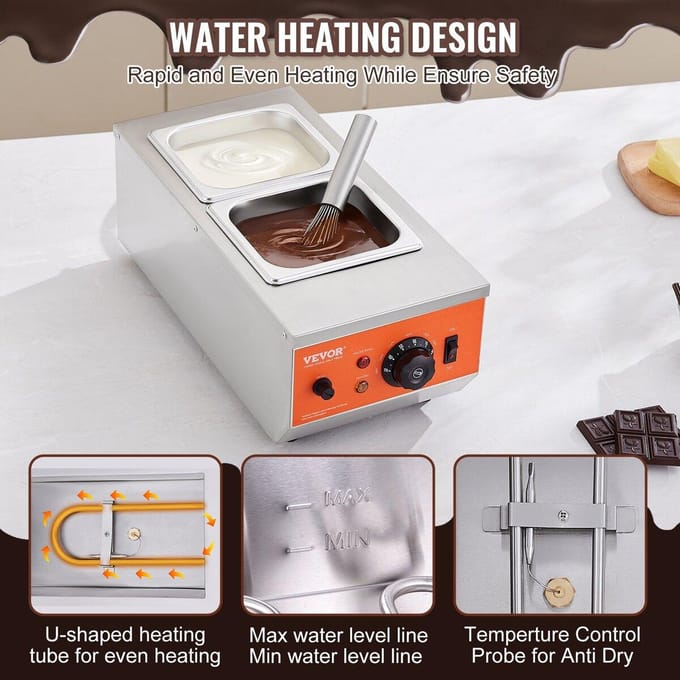 Chocolade Tempering Machine Chocolade Smeltpan 9 Lbs 2 Bakken