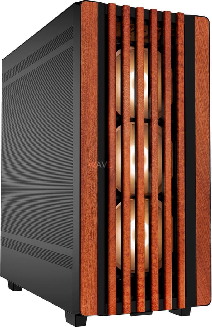 Sharkoon Rebel C70M - Case - Tower - Brown