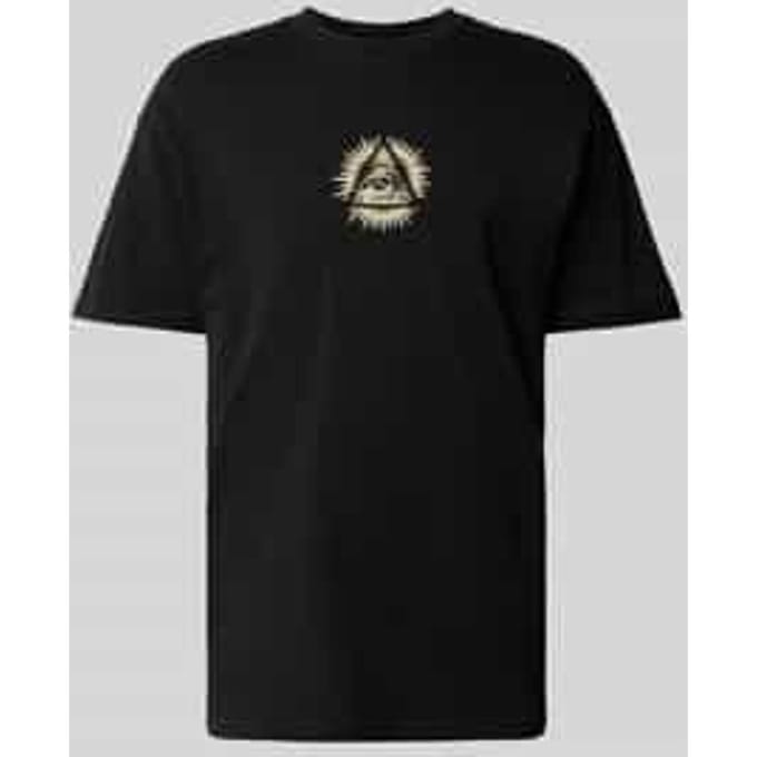 Mister Tee - New Order Oversize Heren T-shirt - S - Zwart