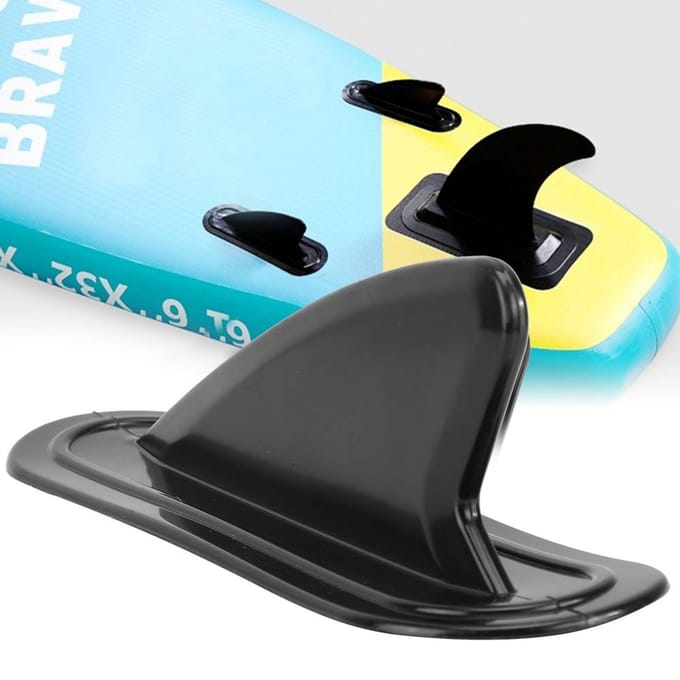 1 stuks Kajak Skeg Tracking Vin voor Opblaasbare Kano Boot Dinghy PVC Vervangingsaccessoire black