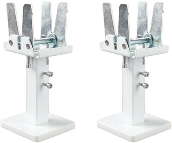 Radiator Vloerbeugel - Paneel Verwarming - Verwarming Stabiliseren - Verstelbare Hoogte - 14-21cm - Zwart