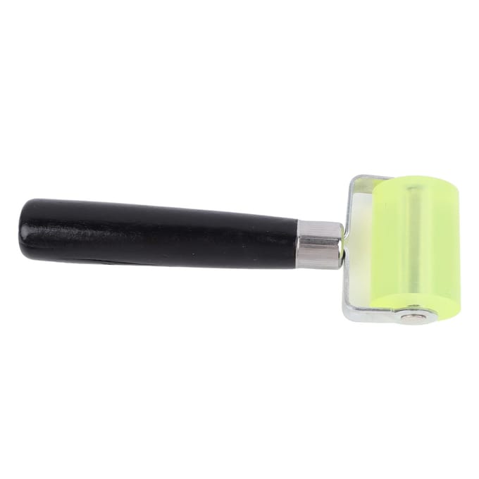 Siliconen Naadroller Ca. 2in Eenvoudige Bediening Duurzaam Draagbaar Gladmakende Handgreep Behangroller beige