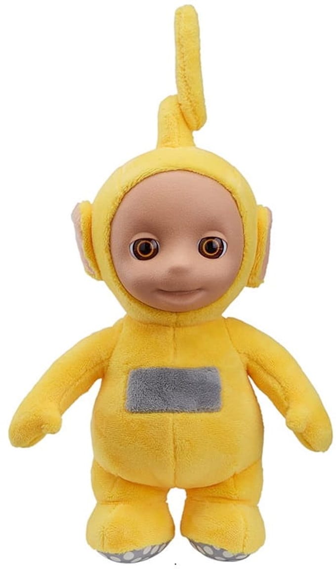 Teletubbies - Serie - Interactieve Knuffel - Spreekt Laa Laa - Gele Antenne