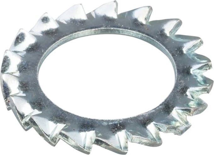 Hoenderdaal Tandveerring staal verzinkt M10 din6798az - doos à 100 stuks