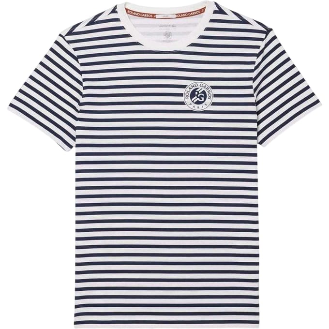 Lacoste Unisex volwassen Roland Garros Editie T-Shirt (Wit)