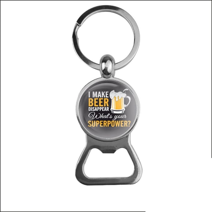 Bieropener Glas - I Make Beer Disappear