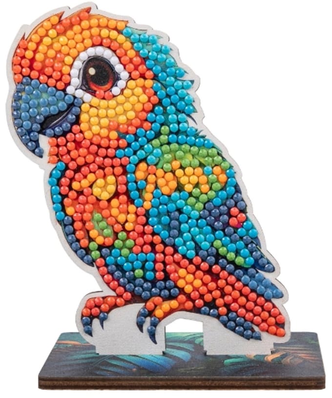 Parrot - Wildlife Crystal Art Buddy Kit