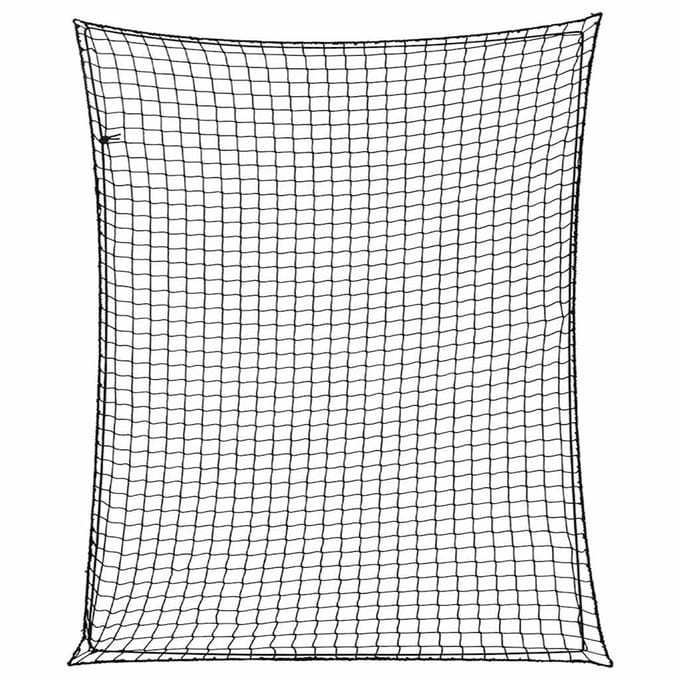 vidaXL - Aanhangwagennet - elastisch - touw - 3x2,5 - m - polypropeen - zwart