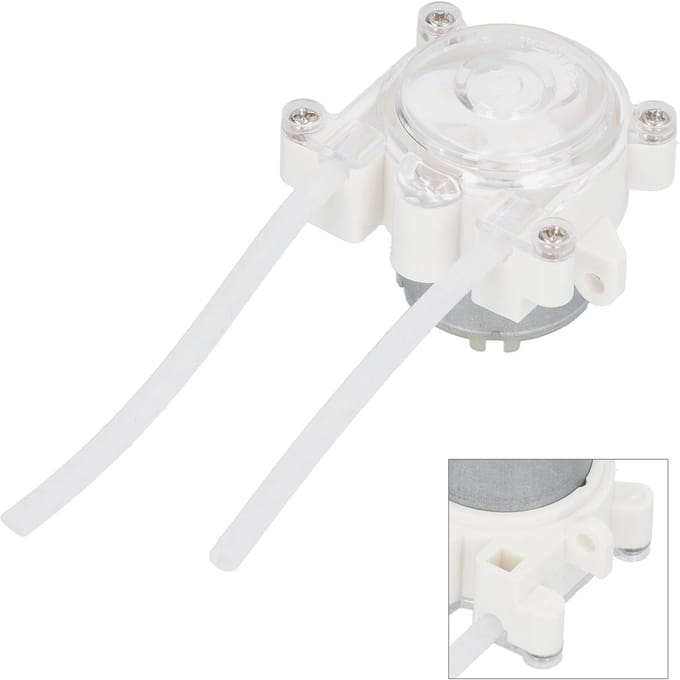 Peristaltische Pomp Doseervloeistof DC 6V Accessoire Vervanging voor Experimentanalyse white