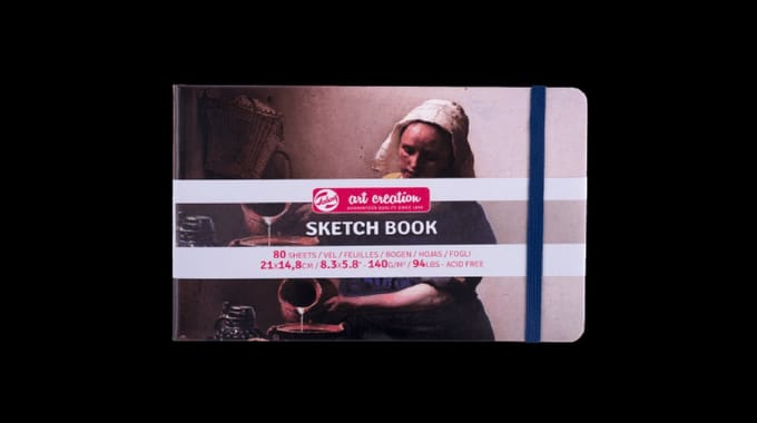 Art creation schetsboek 21x14,8 cm 140g het melkmeisje