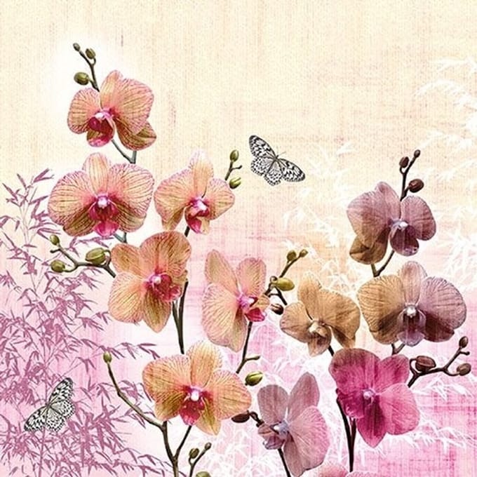 Ambiente - Lunch servetten - Orchids Orient