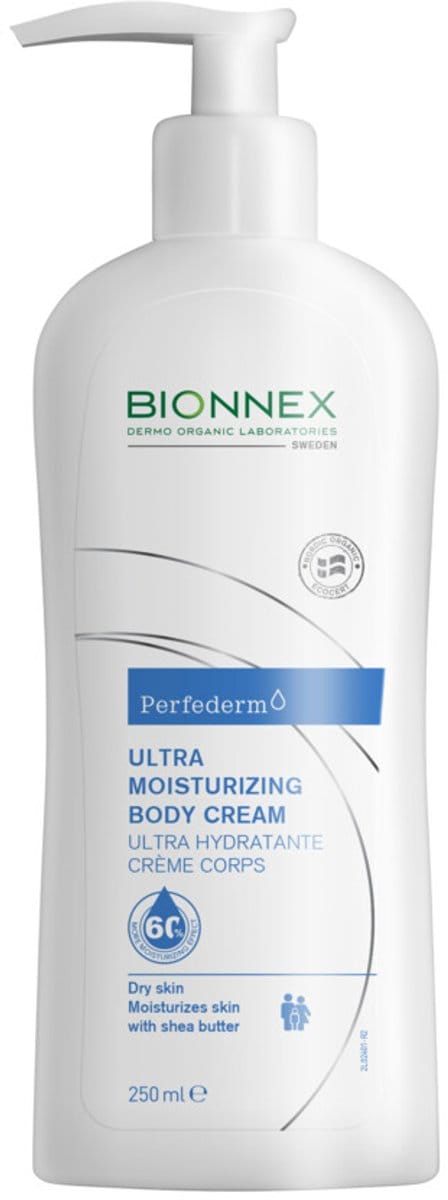 Bionnex Perfederm Hydraterende Body Creme - 3 x 250 ml - Voordeelverpakking