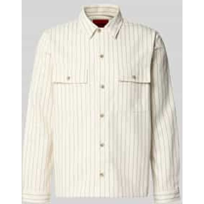 Oversized overhemdjack van puur katoen model 'EPOLDO'