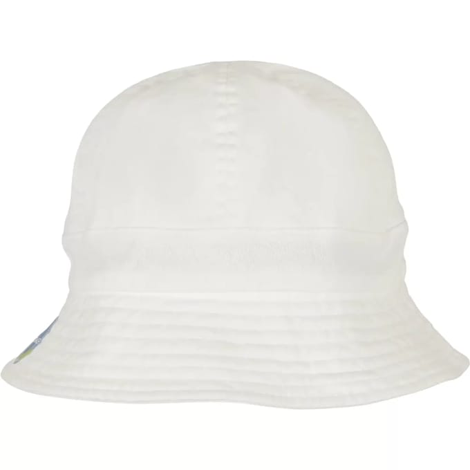 Flexfit - Eco Washing Flexfit Notop Tennis Bucket hat / Vissershoed - Wit