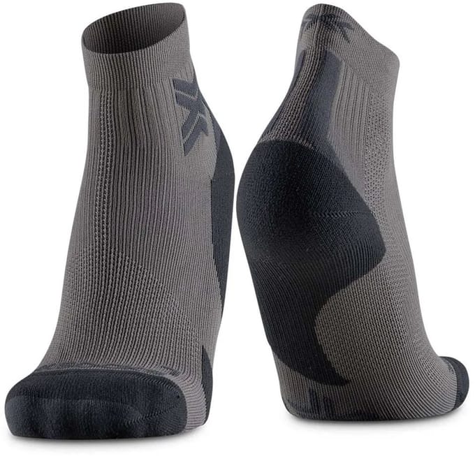 X-Socks Run Discover Ankle Hardloopsokken Raincloud/Zwart 39-41