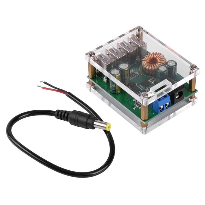 Dailygoods - DC-DC Converter 7-60V naar 5V met 4 USB-poorten