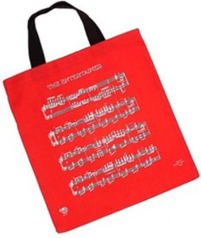 Boodschappentas 'The Entertainer', rood
