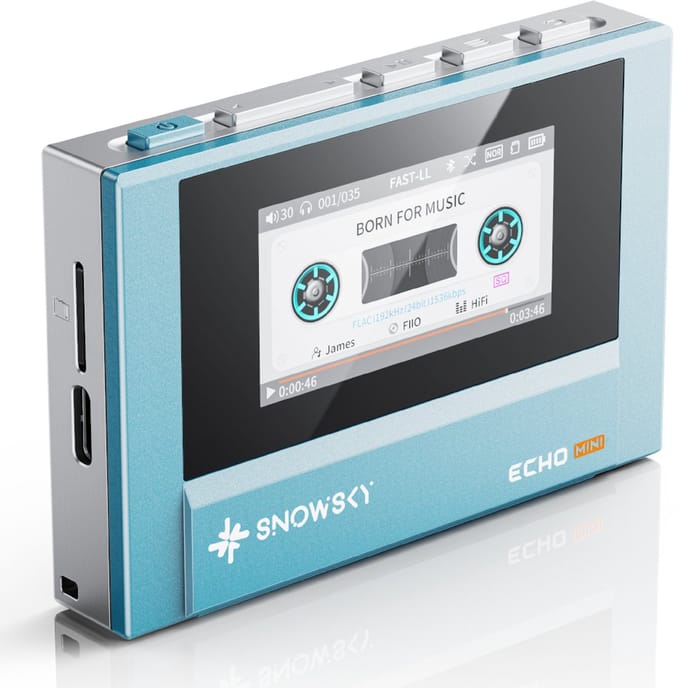 Fiio Snowsky Echo Mini - Blauw - Draagbare Hi-Res Speler