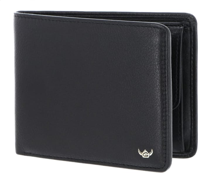 Golden Head Leren portemonnee Dublin RFID Protect Scheintasche 1126 Schwarz zwart