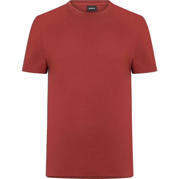 Hugo Boss Heren Boss Katoen Regular T-shirt (Bruin)