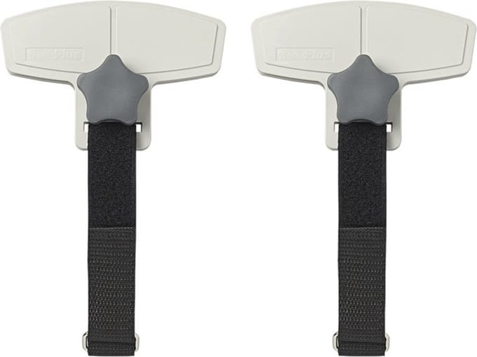 ProPlus Luifel bevestigingsclips - anti-flapperen - zwart - set van 2