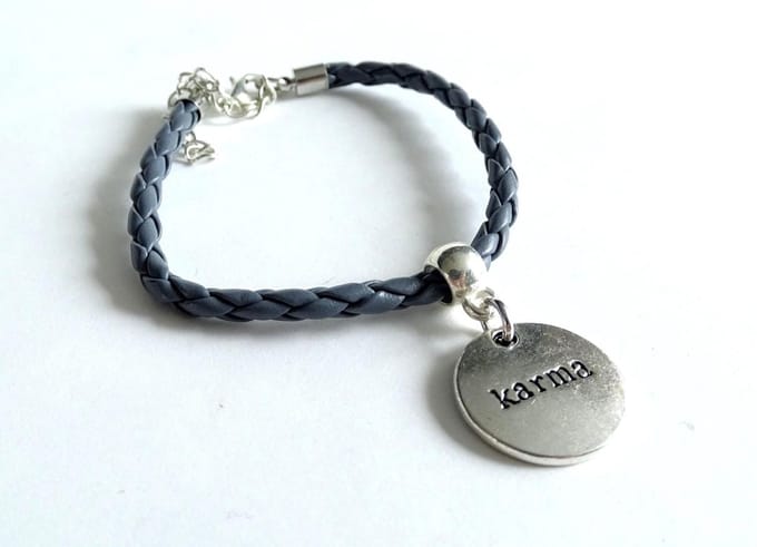 2 Love it Karma - Armband - Leer