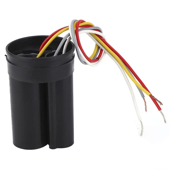 450V 12uf 5uf Dubbele Startcondensator voor Wasmachine Zelfaanzuigende Pomp Accessoire black