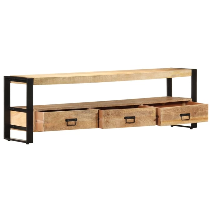 vidaXL - Tv-meubel - 150x30x45 - cm - massief - mangohout