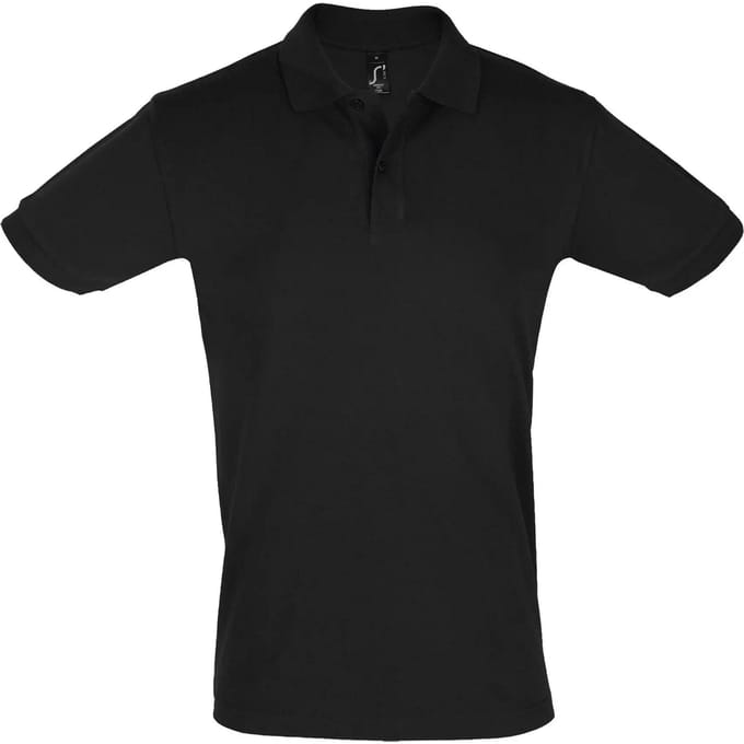SOLS Heren Perfect Poloshirt (Zwart)
