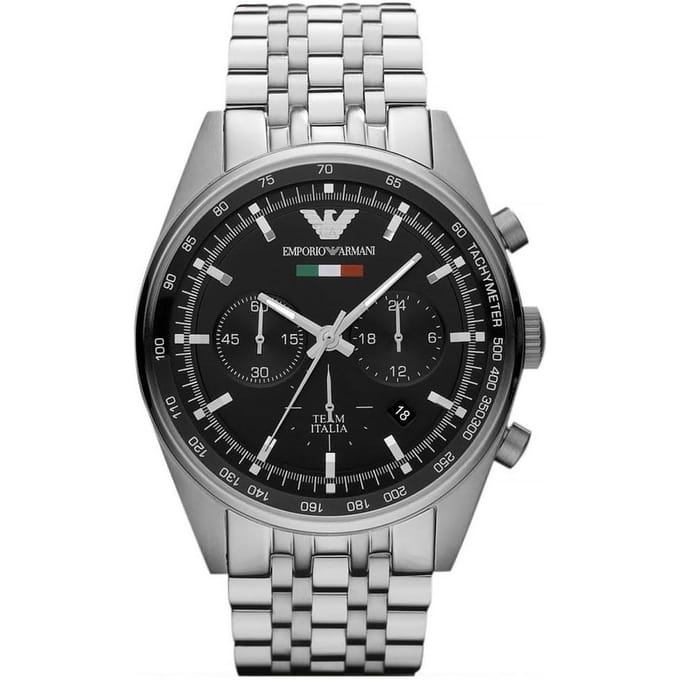 Emporio Armani Team Italia Chronograph herenhorloge AR5983