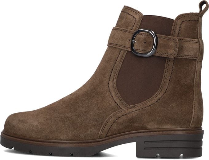 Gabor 653.1 Enkellaarsjes - Enkelboots met rits - Dames - Cognac - Maat 43