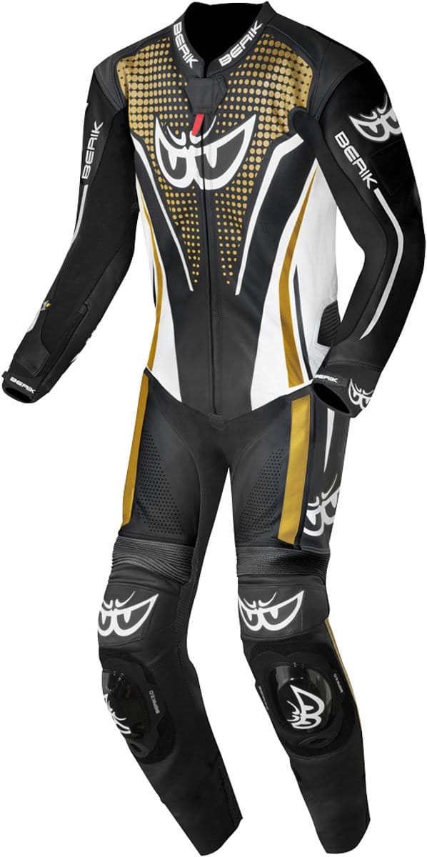 Berik RSF-TECH PRO Perforated Zwart Wit Brons 1-Delig Motorpak - Racepak