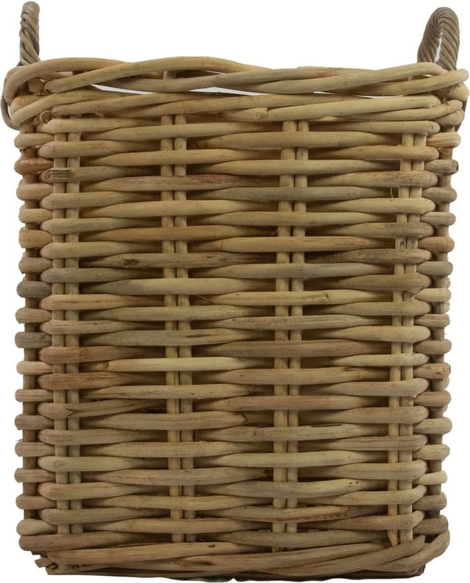 ratan mand vierkant 44x44x59cm
