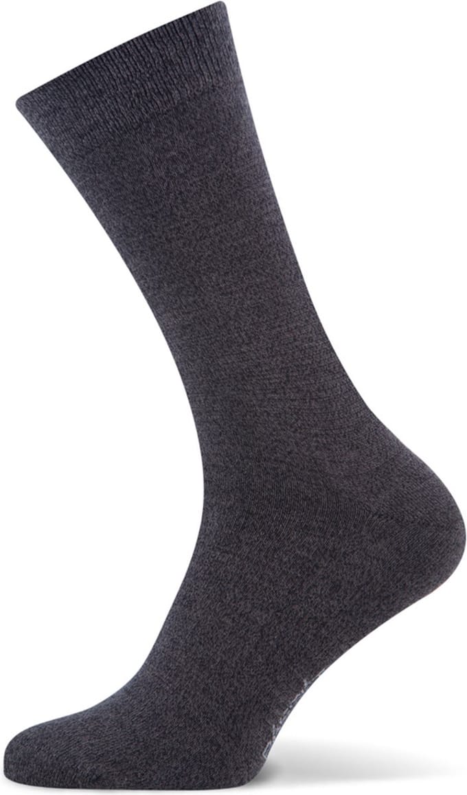Basset Dames/Heren Bamboe Sokken 2-Pack Grijs - Maat 35-38