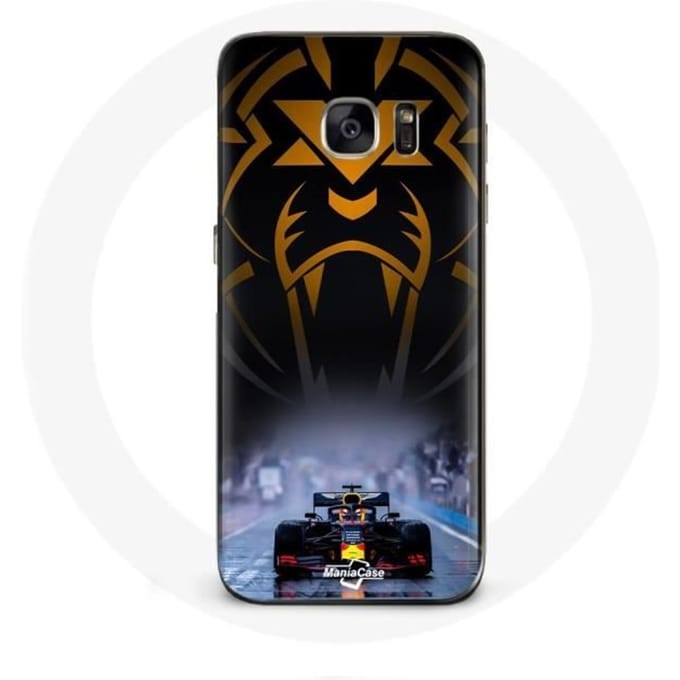 Coque - Formule 1 - Galaxy S7 - Sebastian Vettel - Noir - Rigide zwart