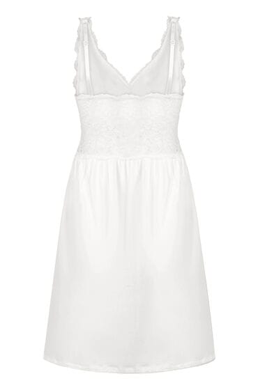 Hunkemöller Nora Lace Slip Dress Wit