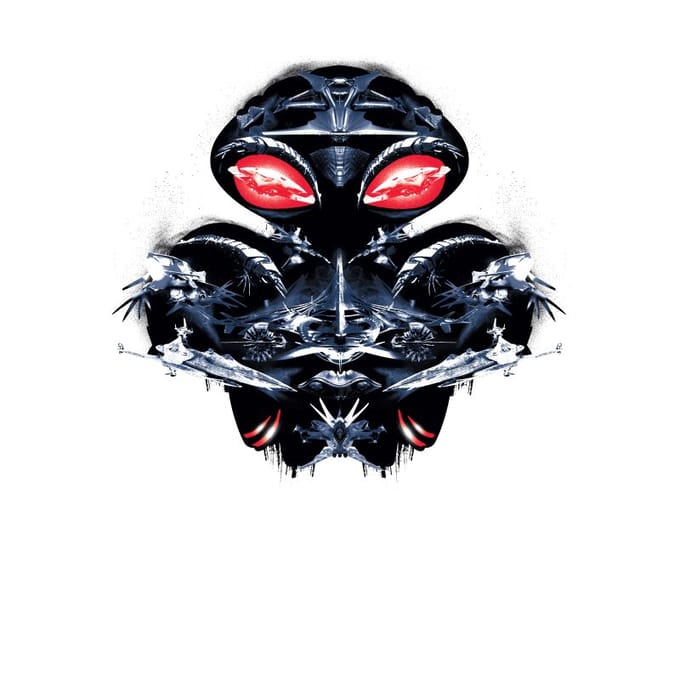 Aquaman Black Manta Sea At War t-shirt - Wit - S