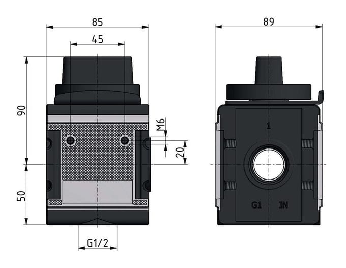 3/2 Kogelkraan G3/4 25000 l/min Multifix 4